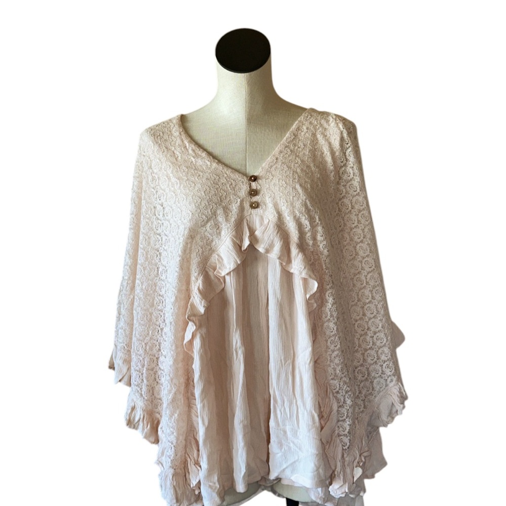 NWOT Free People Women's Natural As You Are Romper Oversized - Picture 7 of 11